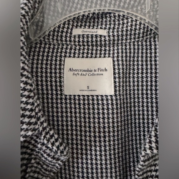 A&E Button Down Houndstooth Flannel Shirt - Soft Collection - Picture 2 of 3